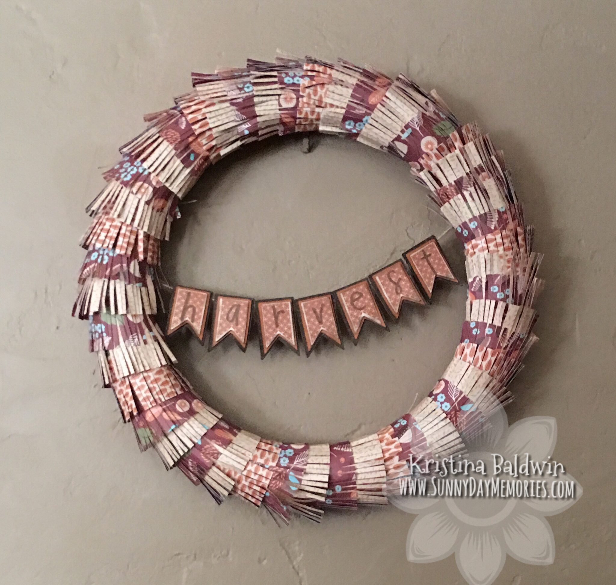 Fringe Harvest Wreath