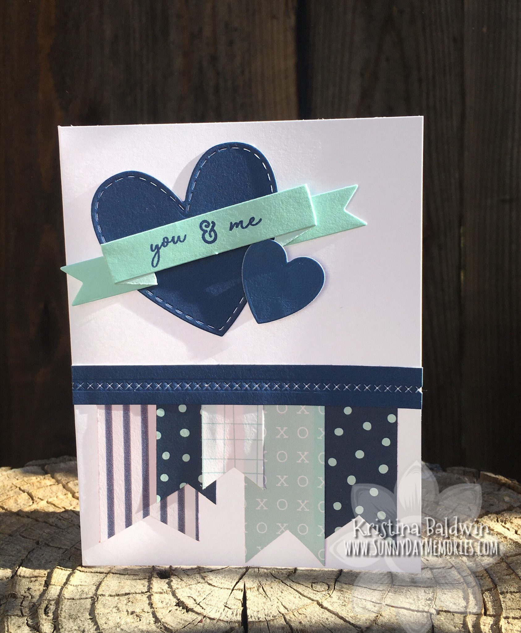 Heart Happy You & Me Card