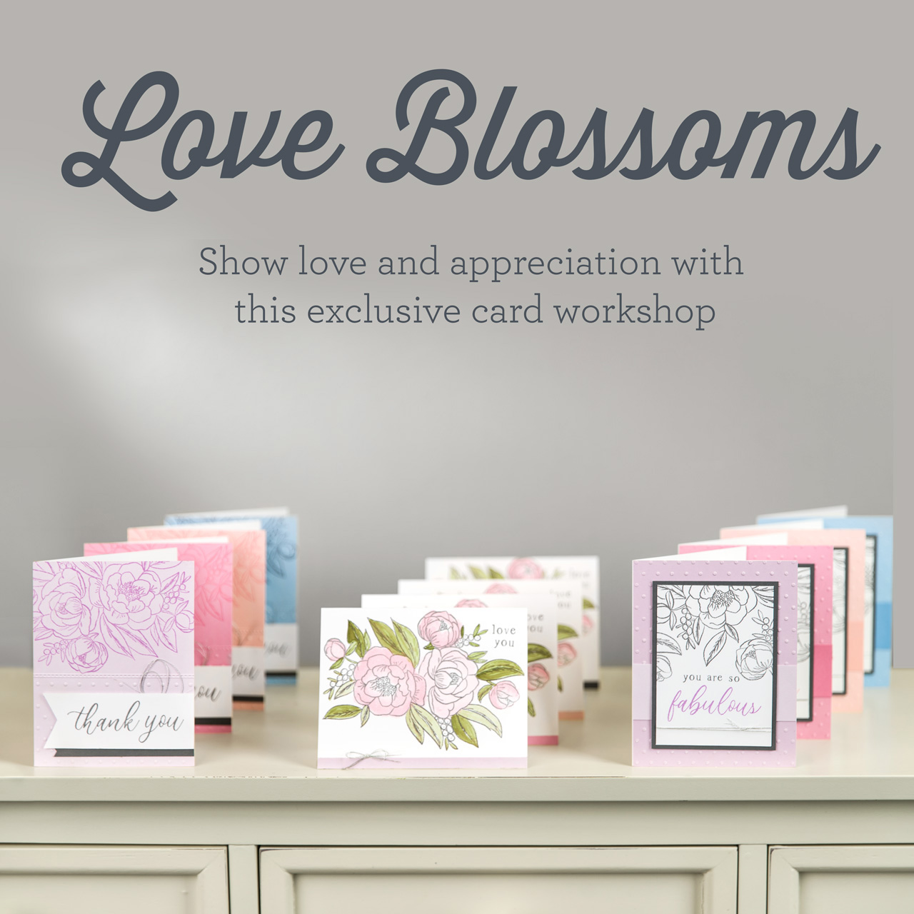 CTMH Love Blossoms Cards