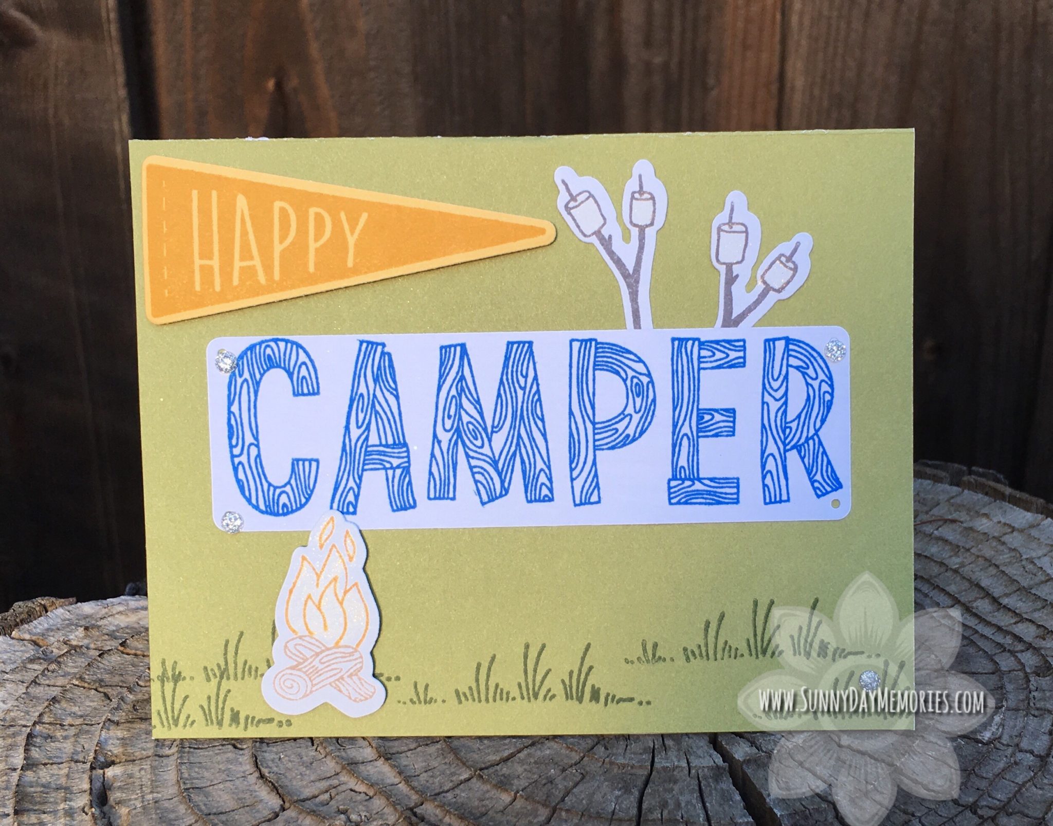 CTMH Happy Camper Card
