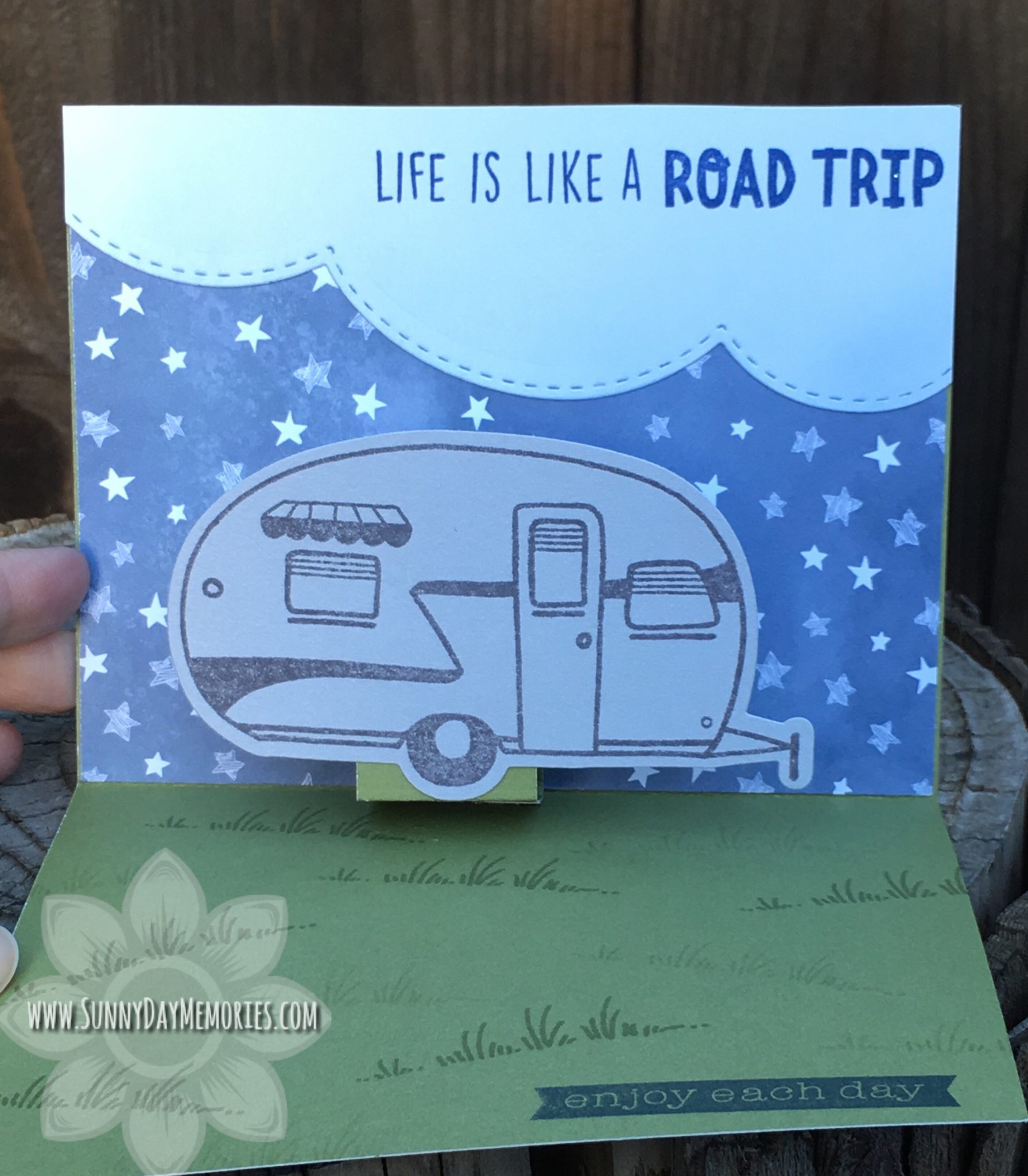 CTMH Happy Camper Card Inside