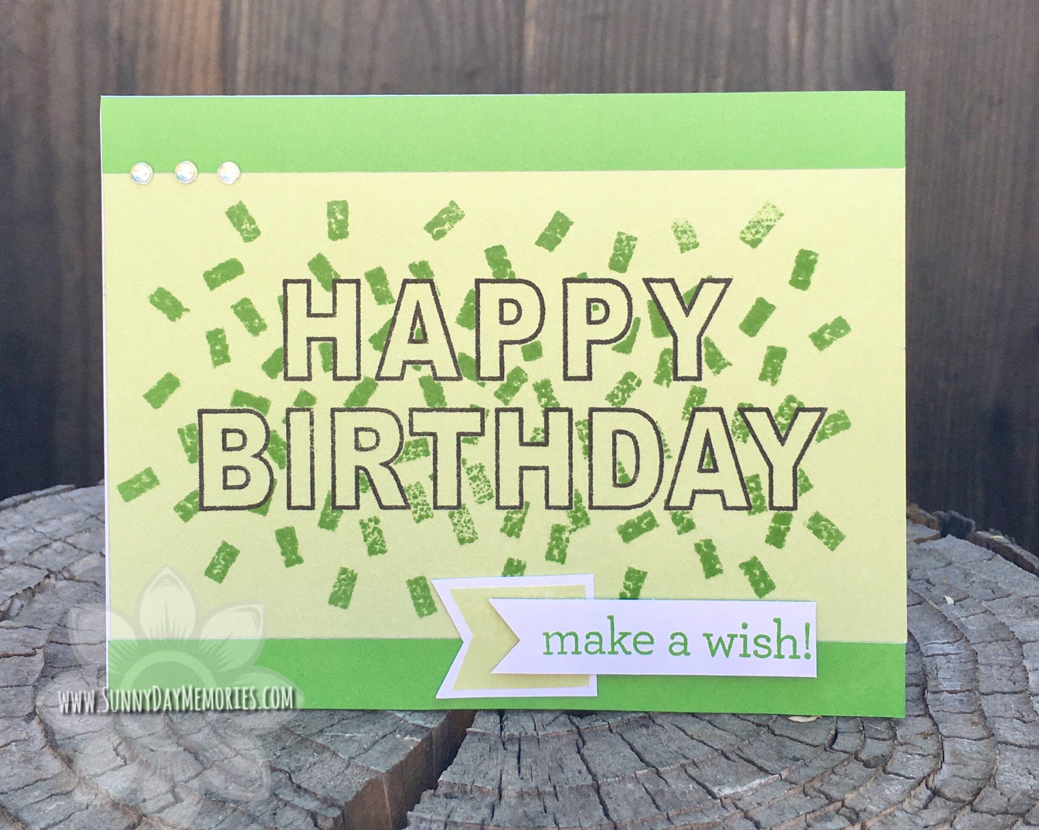 CTMH Birthday Confetti Card