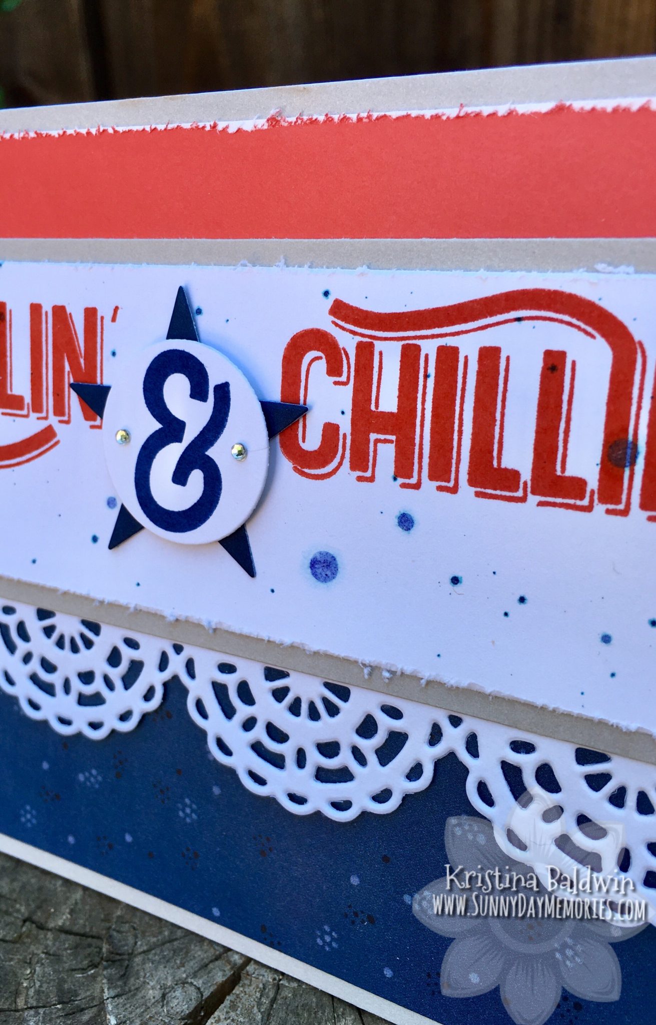 CTMH Grillin' & Chillin' Card Closeup