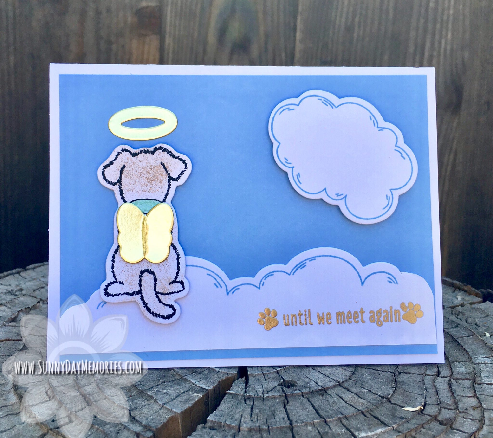 CTMH Rainbow Bridge Dog Card