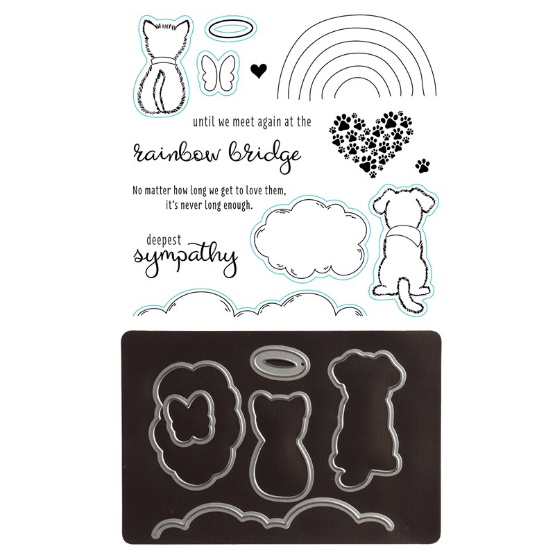 CTMH Rainbow Bridge Stamp Set + Thin Cuts Dies