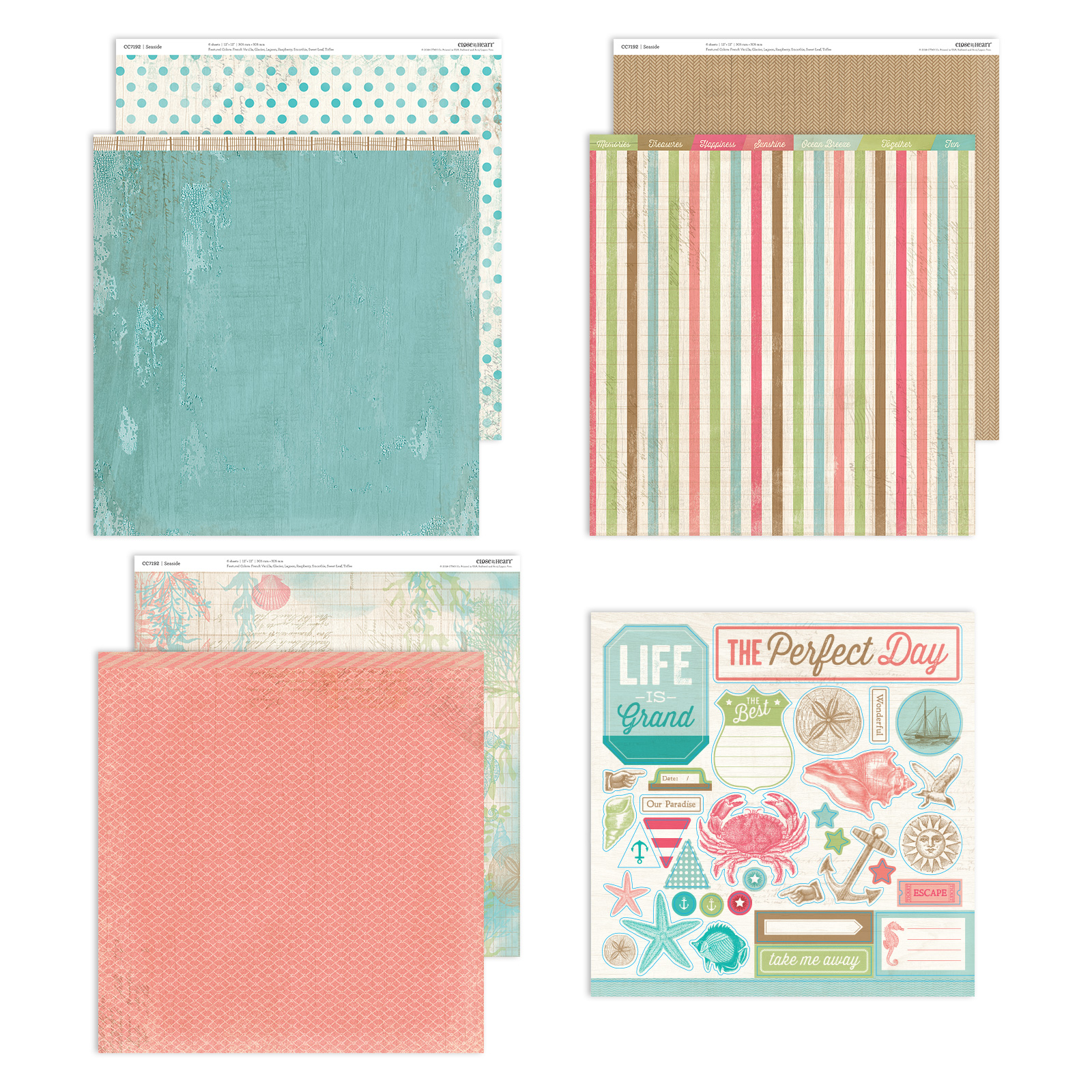 CTMH Seaside Paper Pack