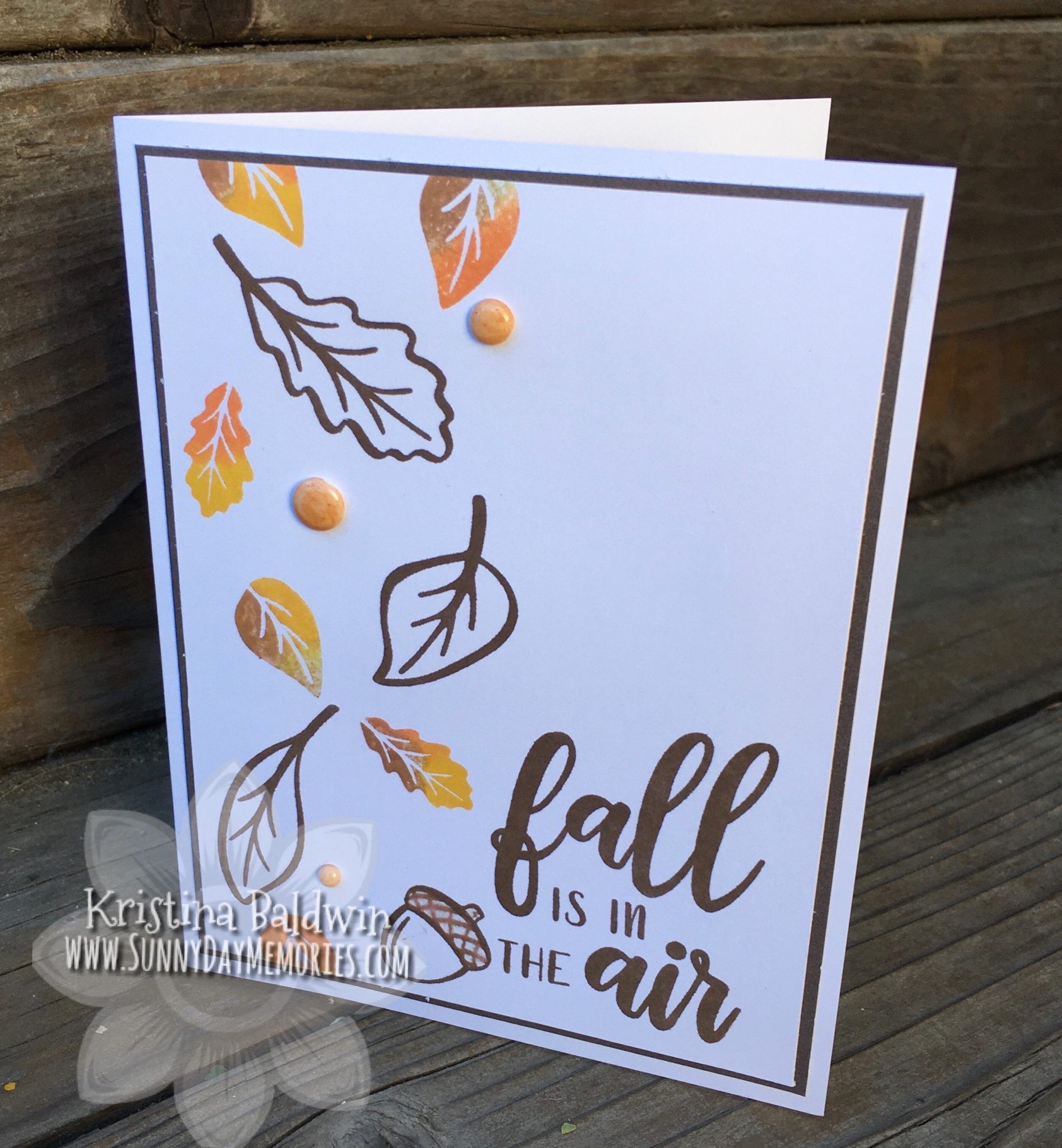 CTMH Autumn is in the Air Card