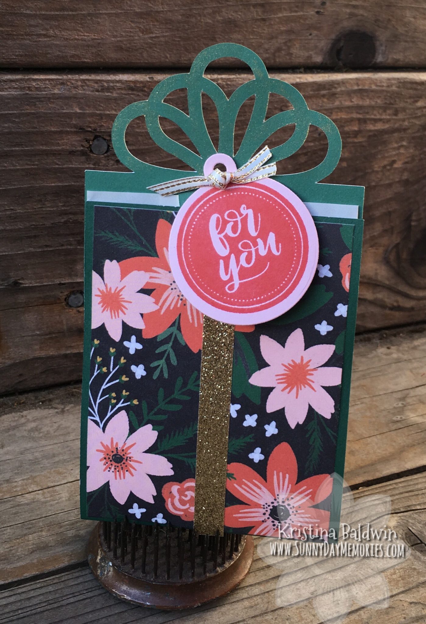 CTMH Artiste Present Gift Card Holder