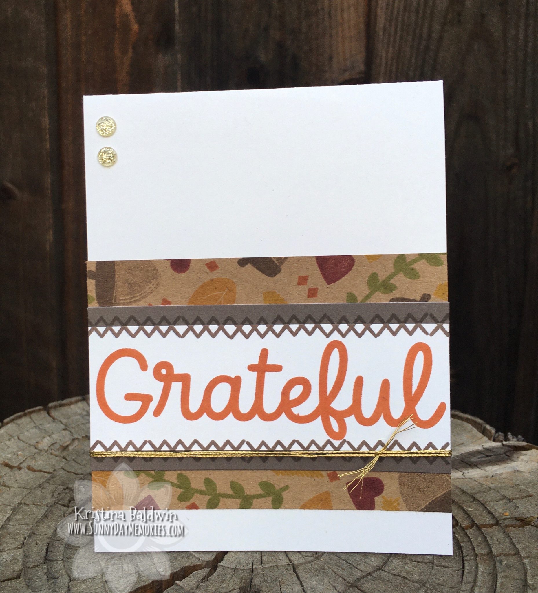 CTMH Grateful Card