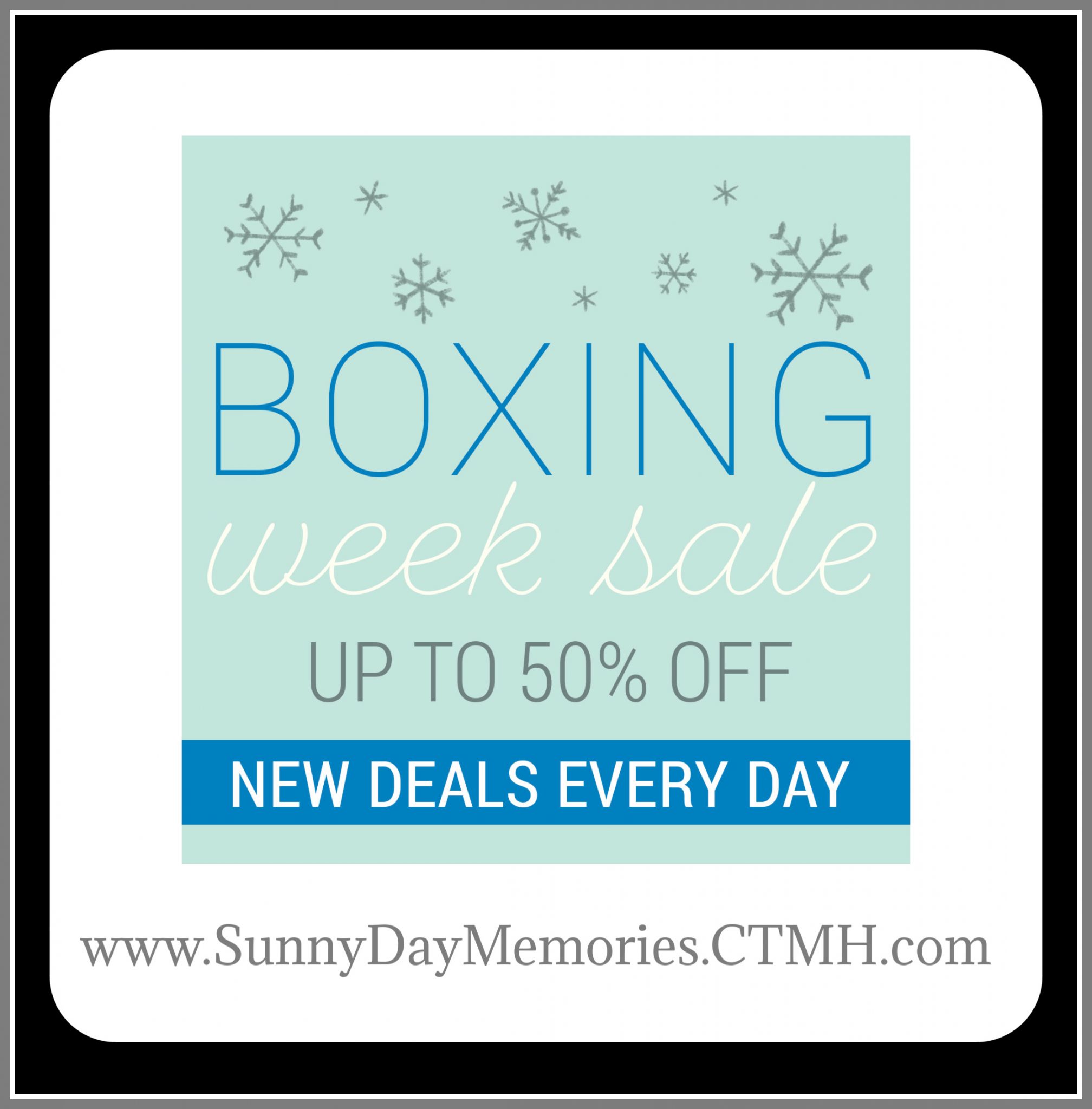 2019 CTMH Boxing Week Sale