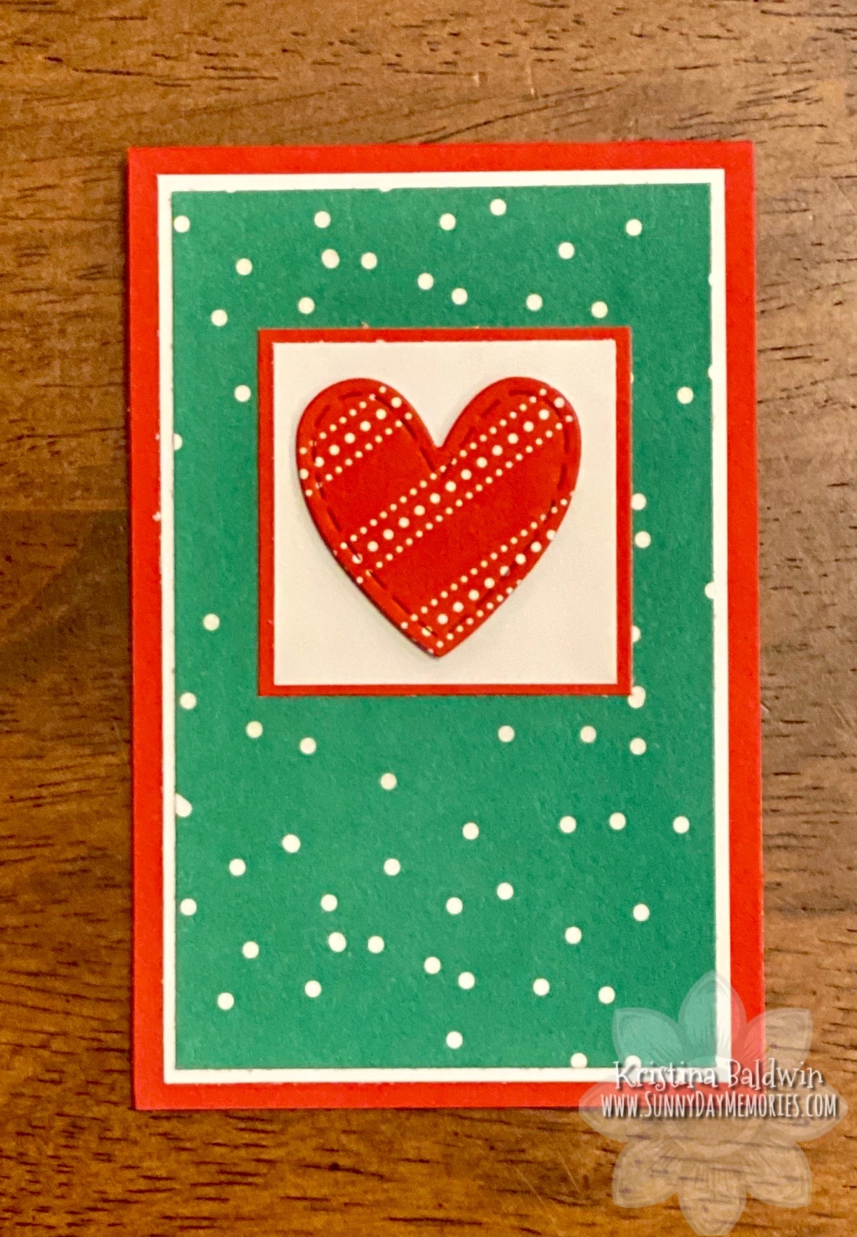 Heart Christmas Card