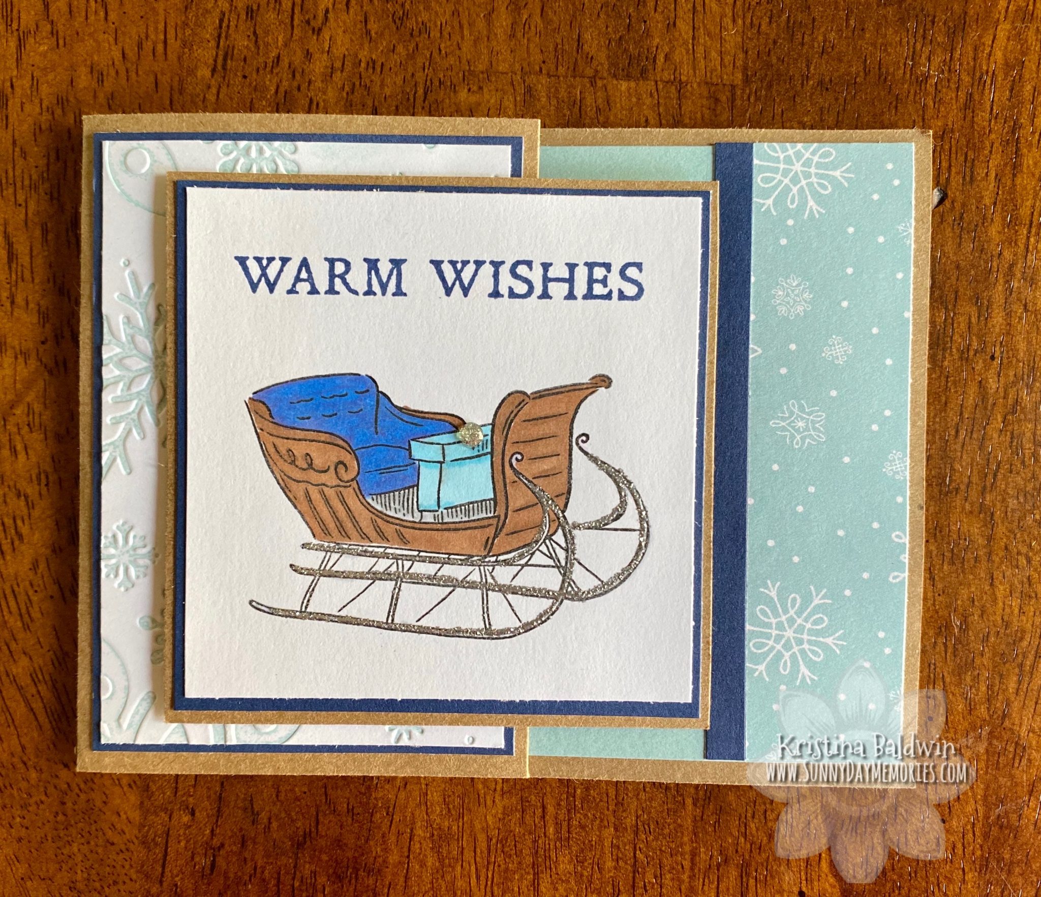 CTMH Warm Wishes Gift Card Holder