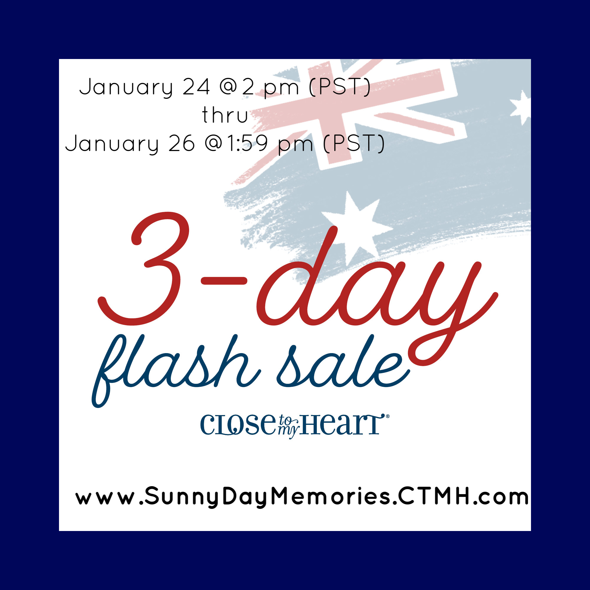 CTMH January 2020 Australia Day Flash Sale