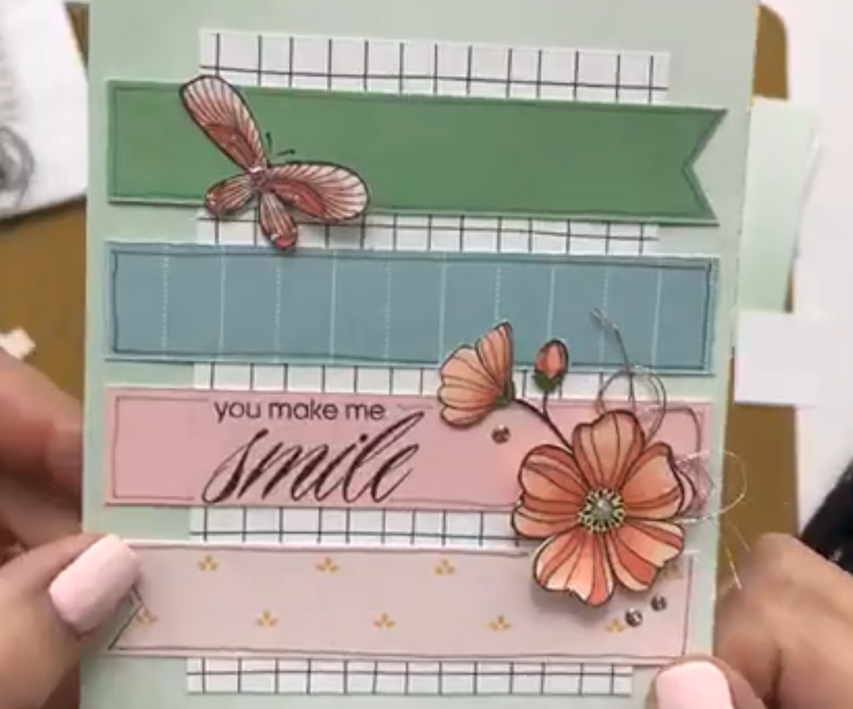 CTMH You Make Me Smile Card