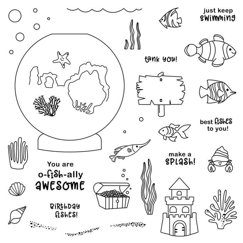 CTMMH O-fish-ally Awesome April Stamp of the Month