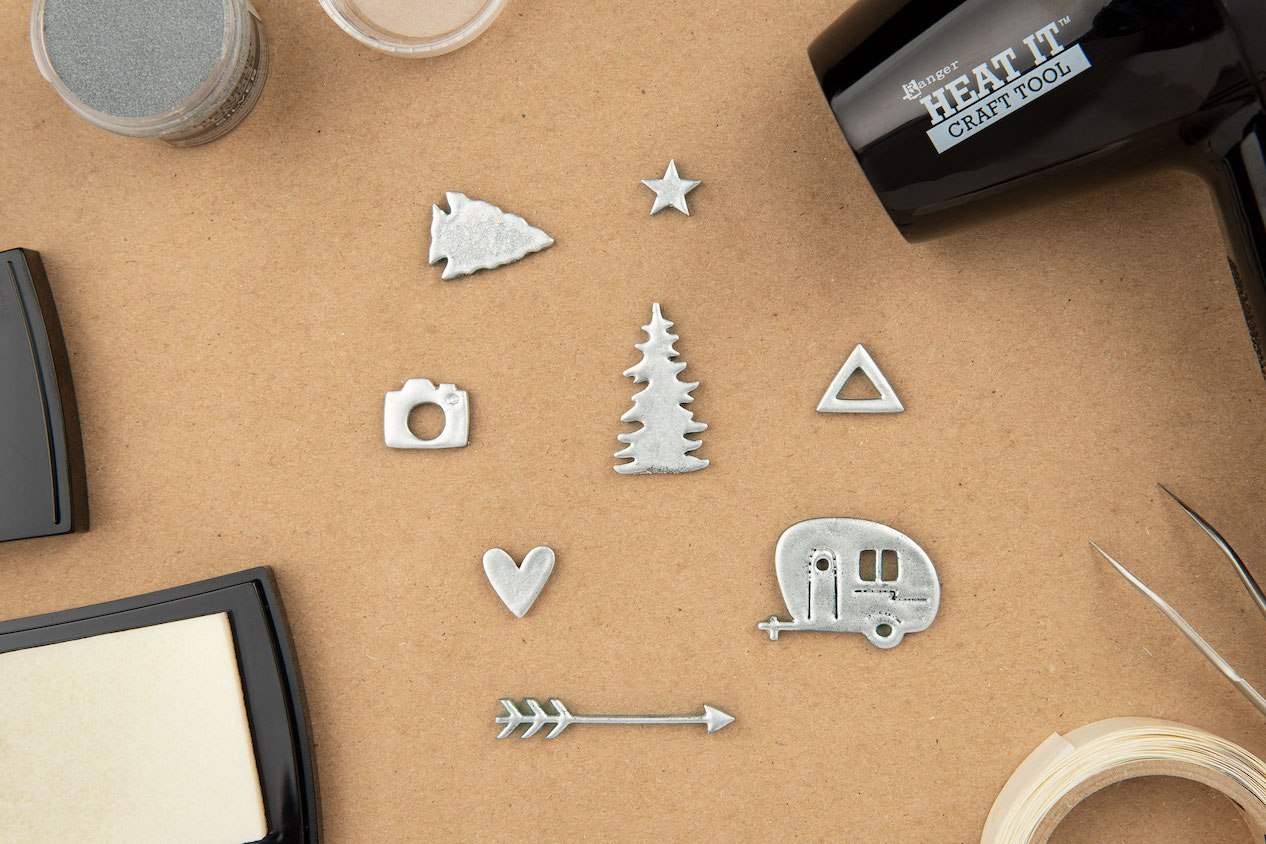 How to Heat Emboss on Acrylic Shapes SunnyDay Memories