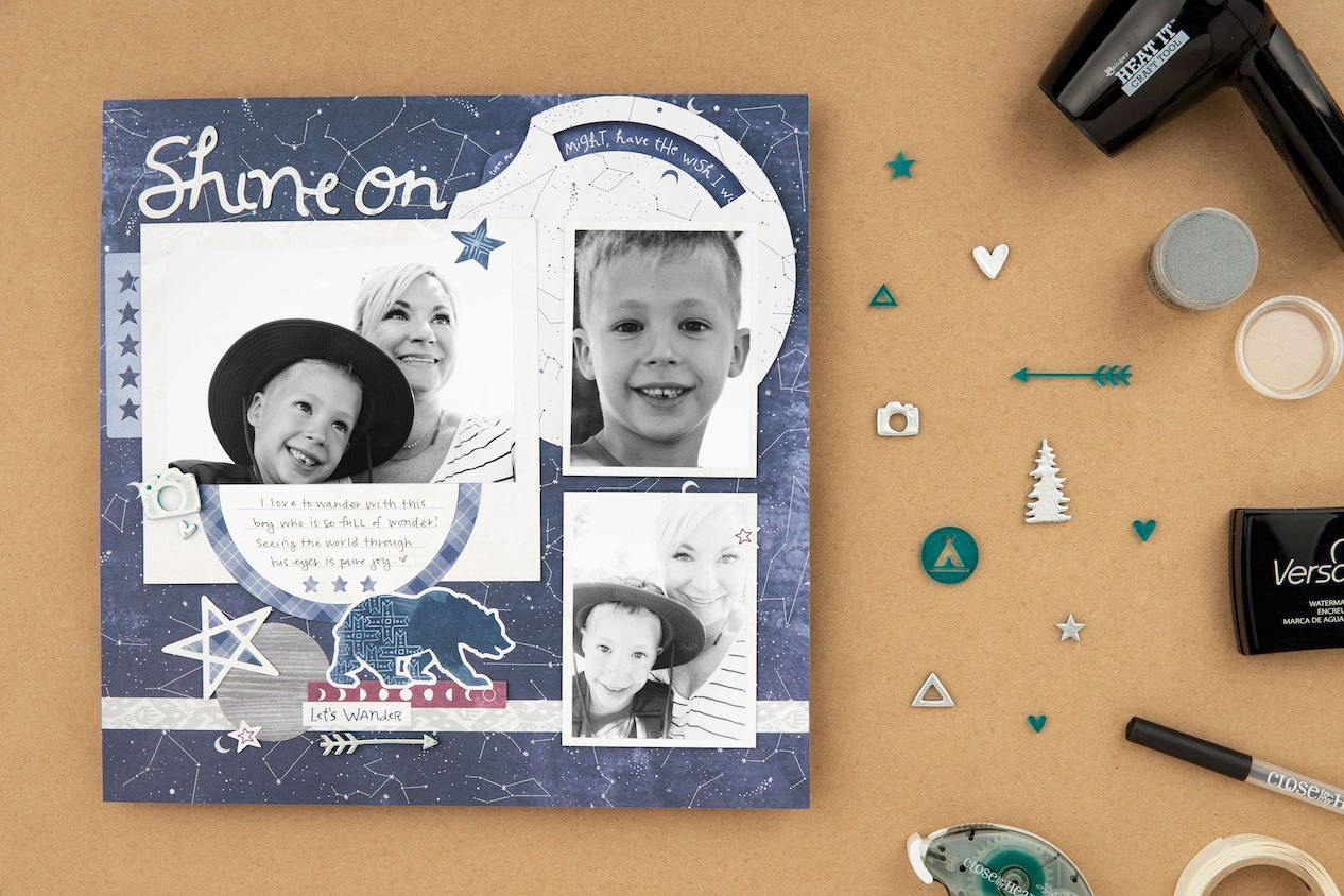 How to Heat Emboss on Acrylic Shapes SunnyDay Memories