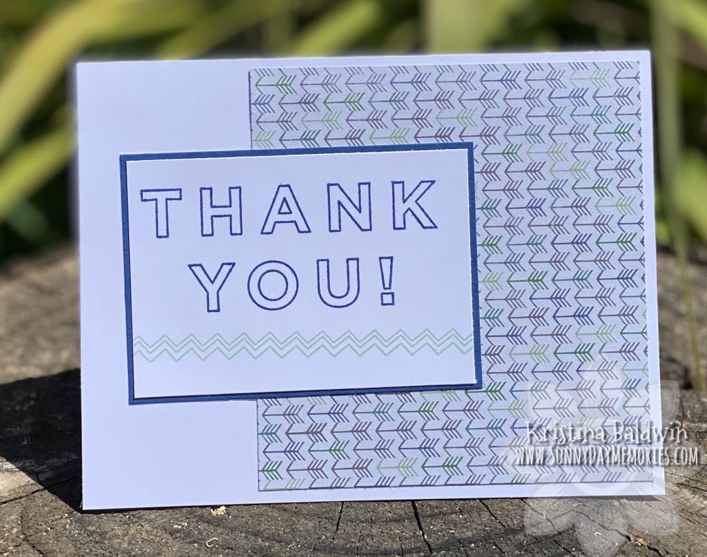 CTMH Forever Grateful Thank You Card