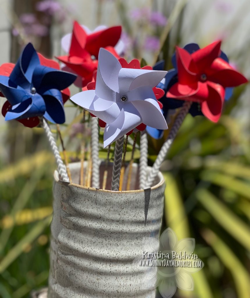 Close To My Heart Pinwheel Flowers