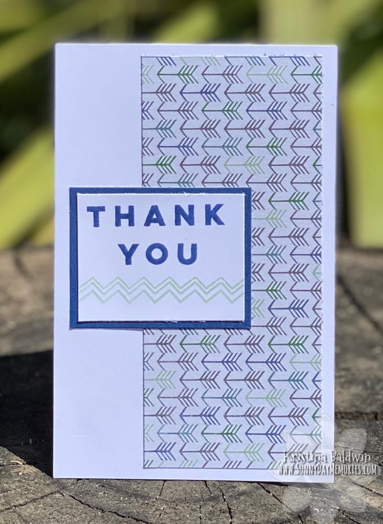 CTMH Forever Grateful Small Handmade Card