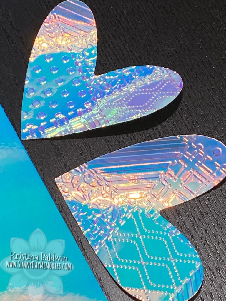 Embossed CTMH Dreamy Holographic Paper
