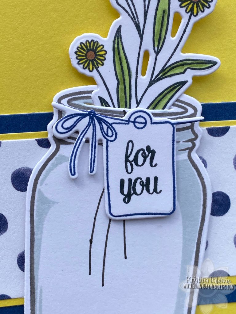CTMH Mason Jar Card Closeup