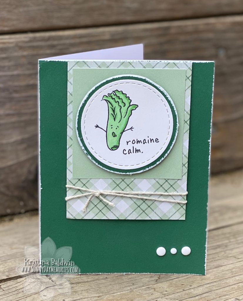 CTMH Romaine Calm Handmade Card