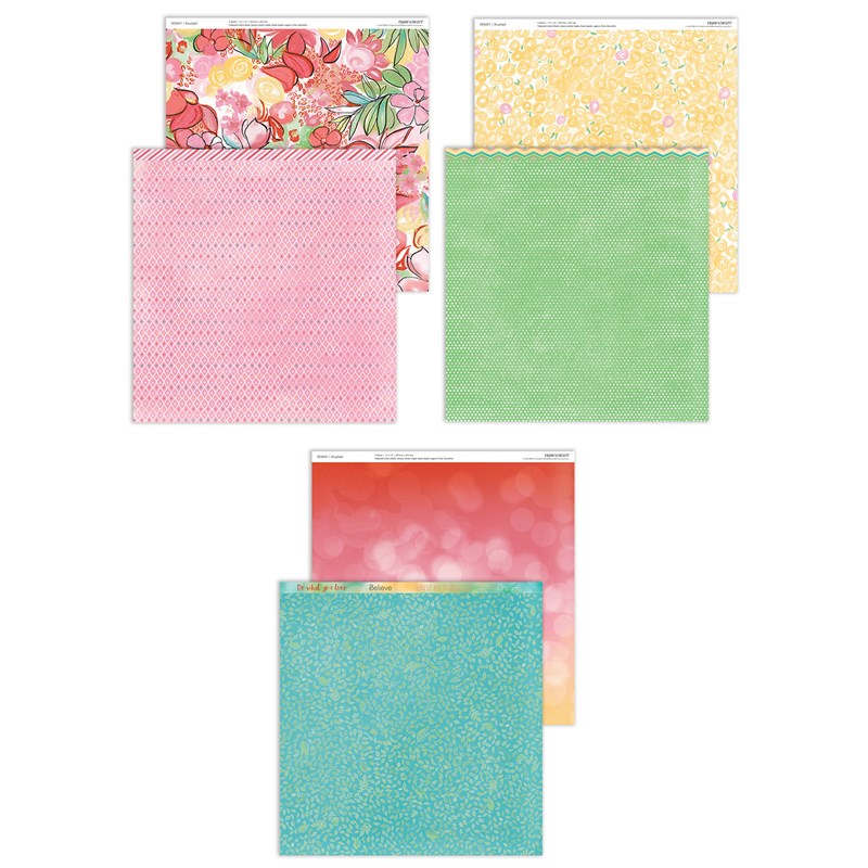 Close To My Heart Brushed Paper Collection