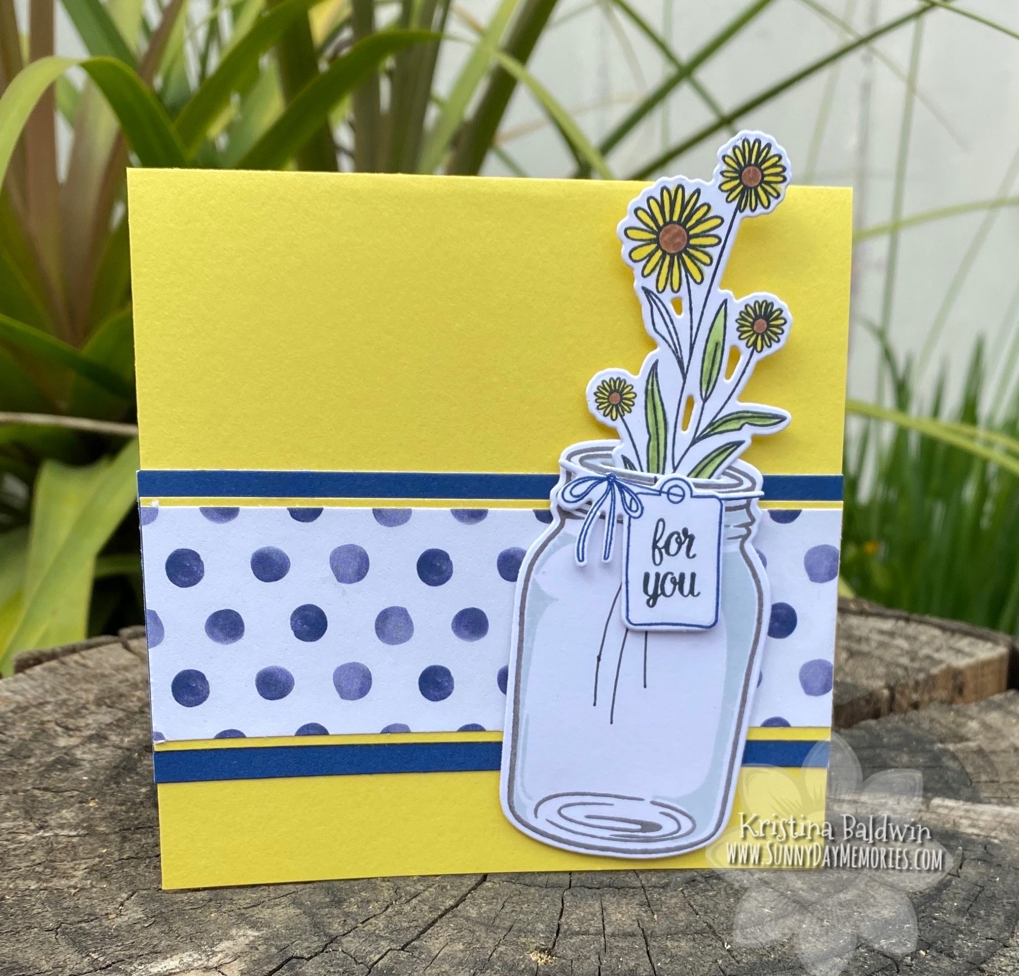 CTMH For You Mason Jar Card