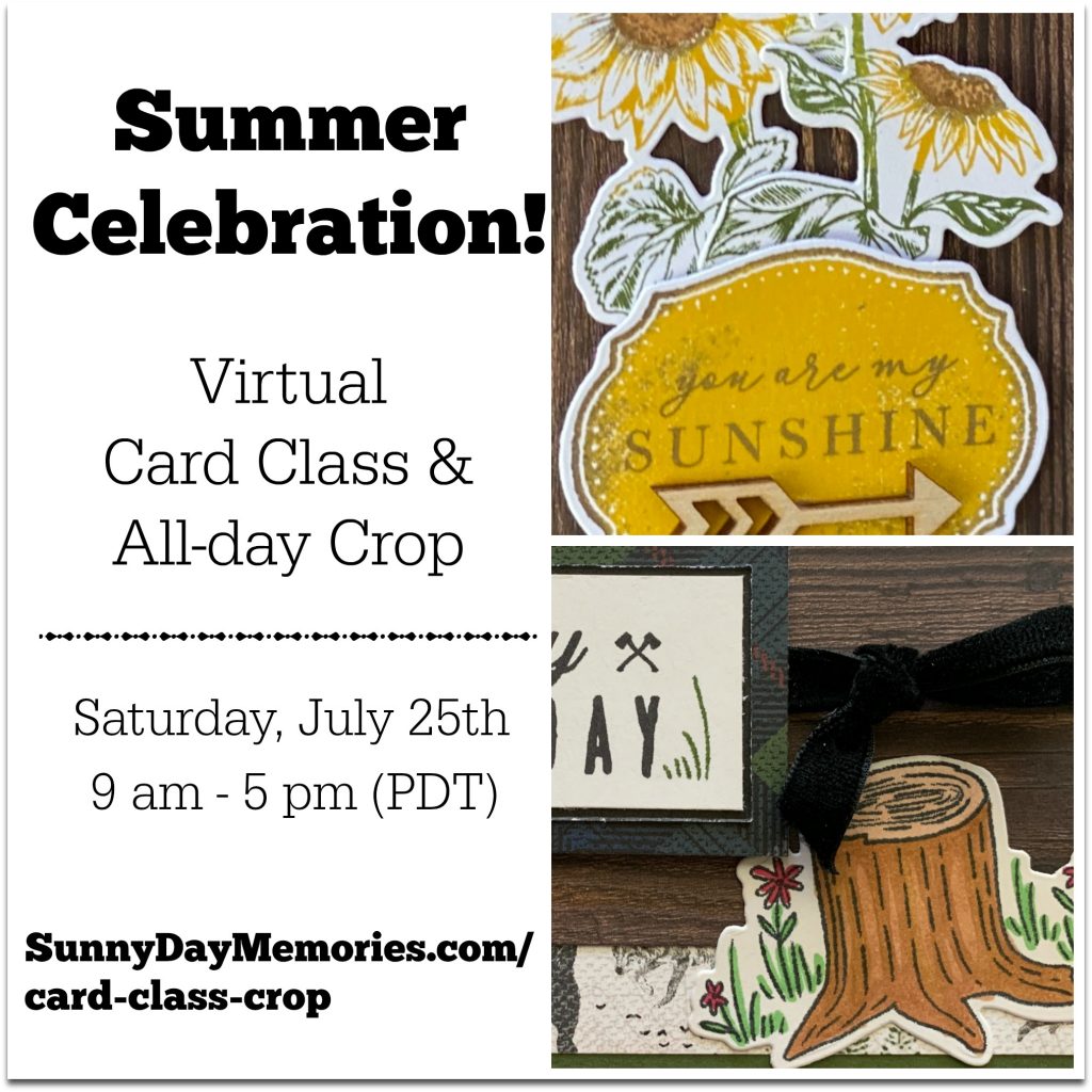 Summer Celebration Virtual Card Event + Crop