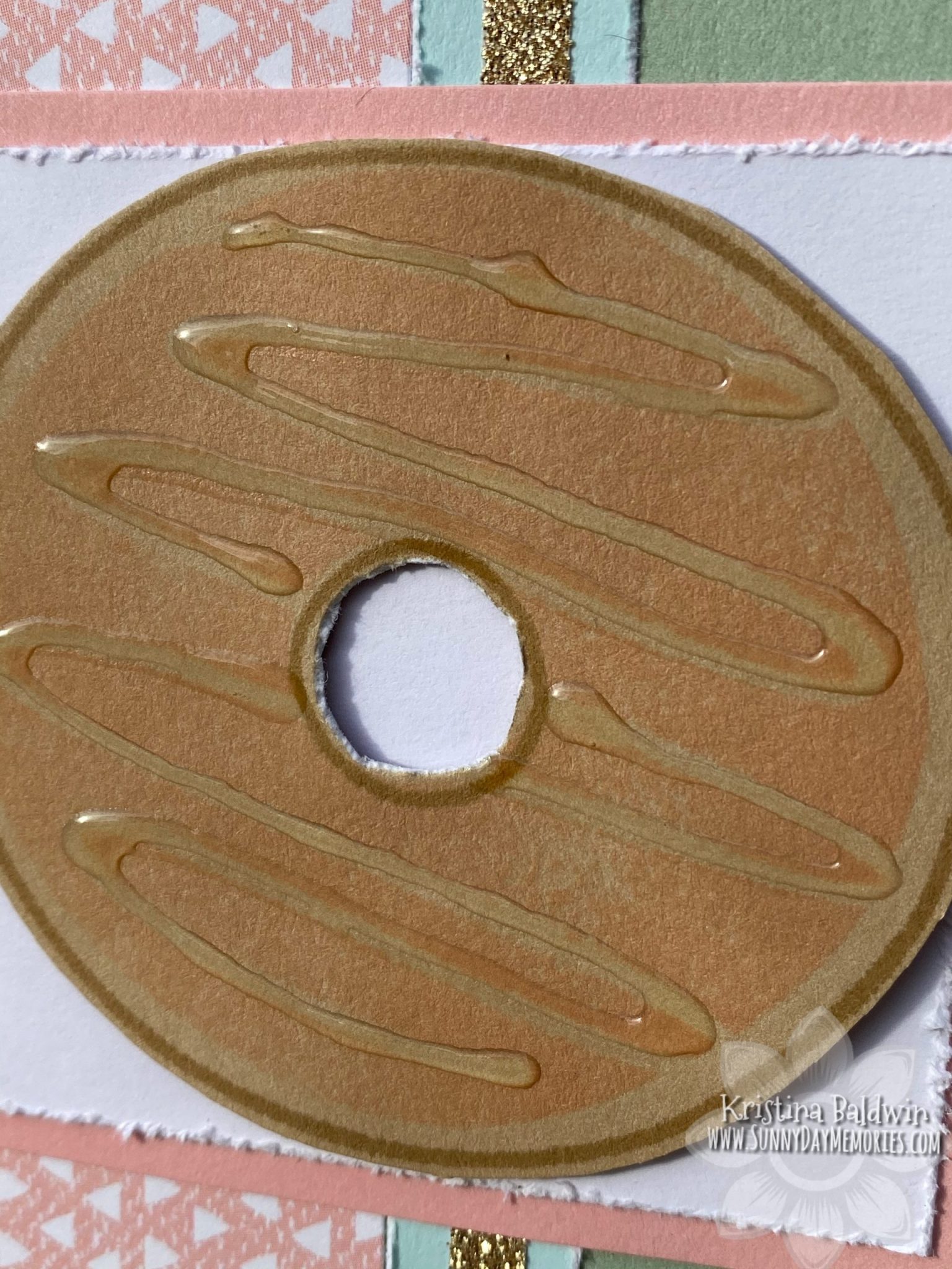 CTMH Dozen Reasons to Smile Donut Card Closeup