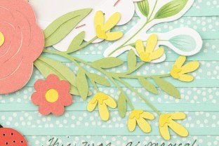 CTMH Cricut Stitched Together Layout Closeup 2