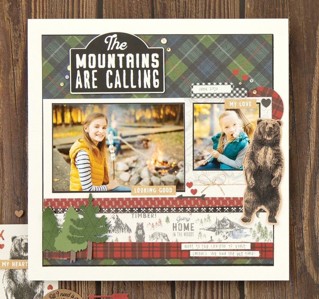 CTMH Cricut Timber Layout