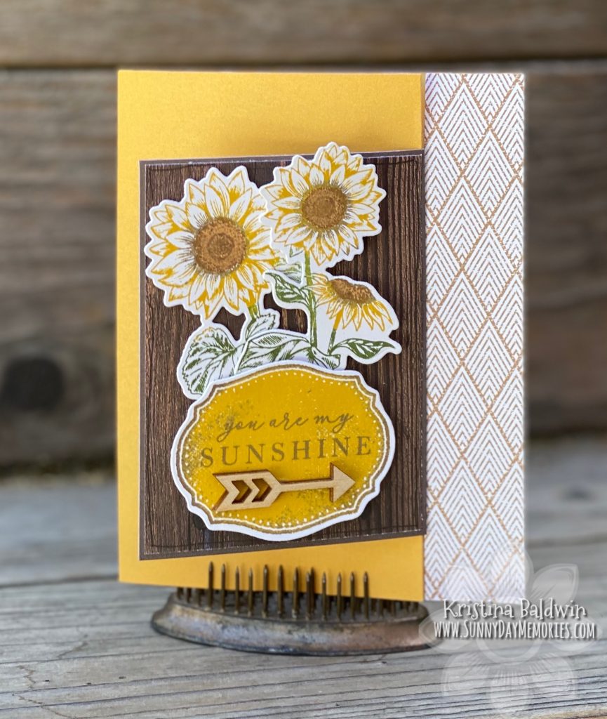 CTMH Joyful Sunflower Fun Fold Card