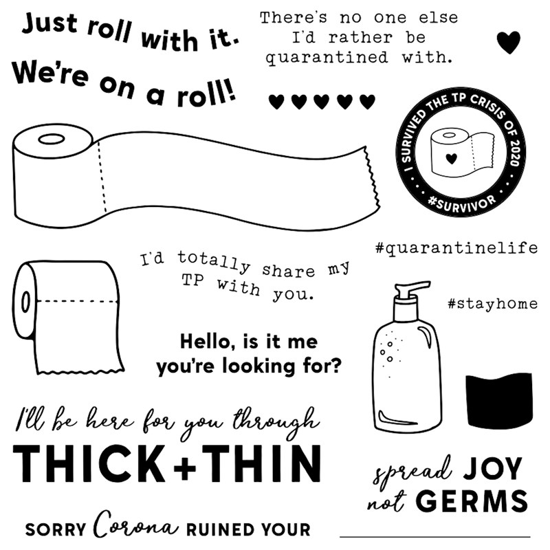 CTMH Through Thick and Thin Stamp Set