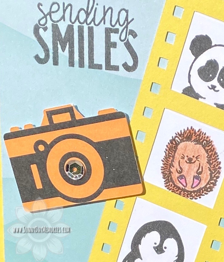 Closeup Sending Smiles Little Buddies Card