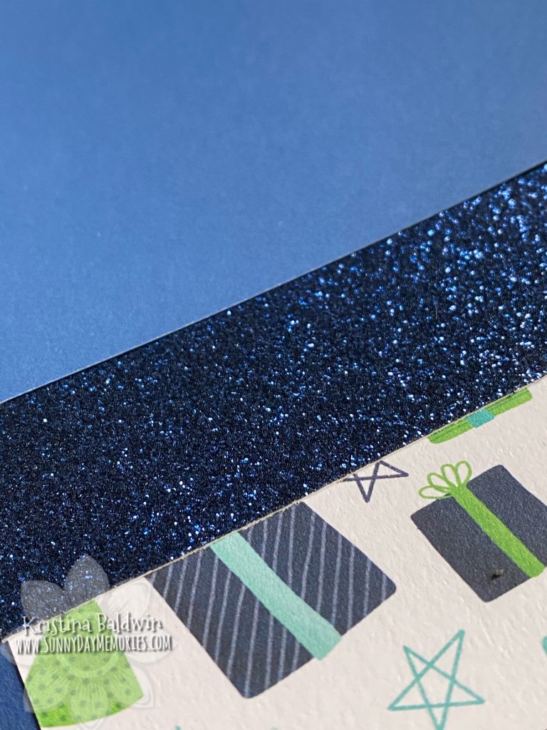 Birthday Party Time Glitter Paper Closeup