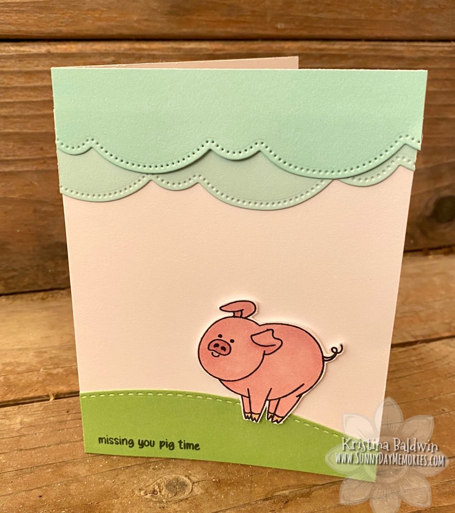 From the Funny Farm Cards Pig