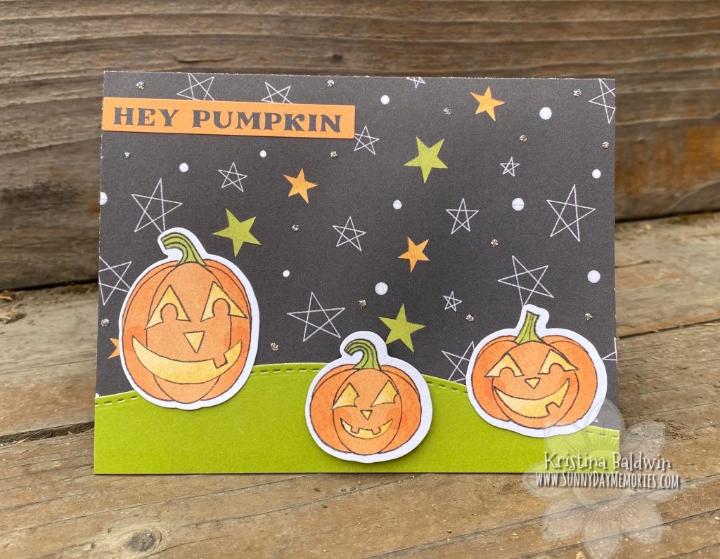 Hey Pumpkin Simple Halloween Card