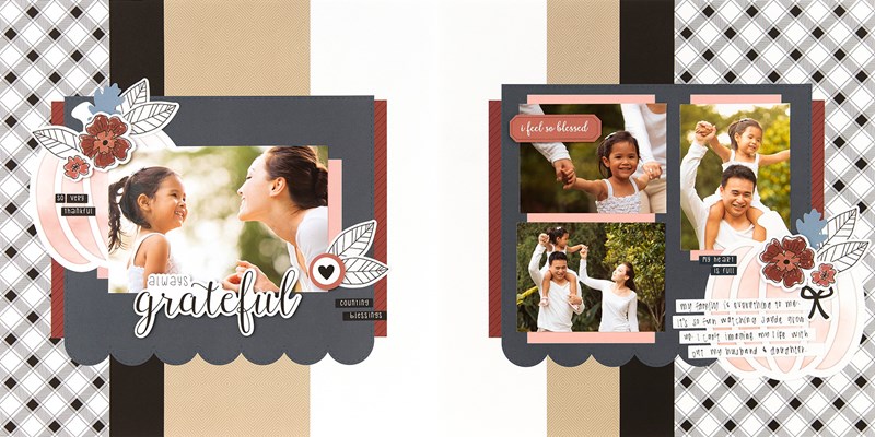 CTMH Craft with Heart Scrapbooking November Layout 1