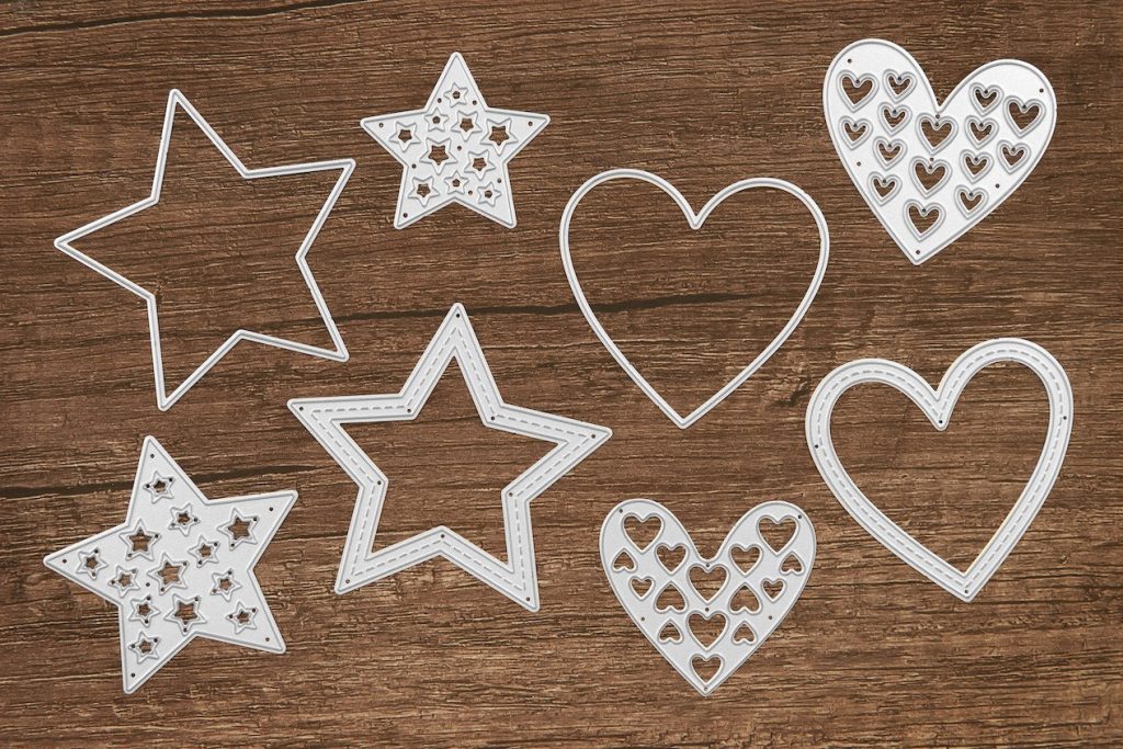 CTMH Hearts & Stars Shaker Window Thin Cuts