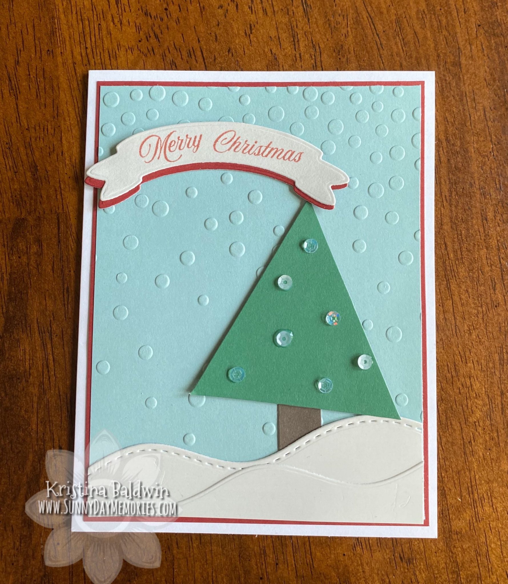 Handmade Merry Christmas Card