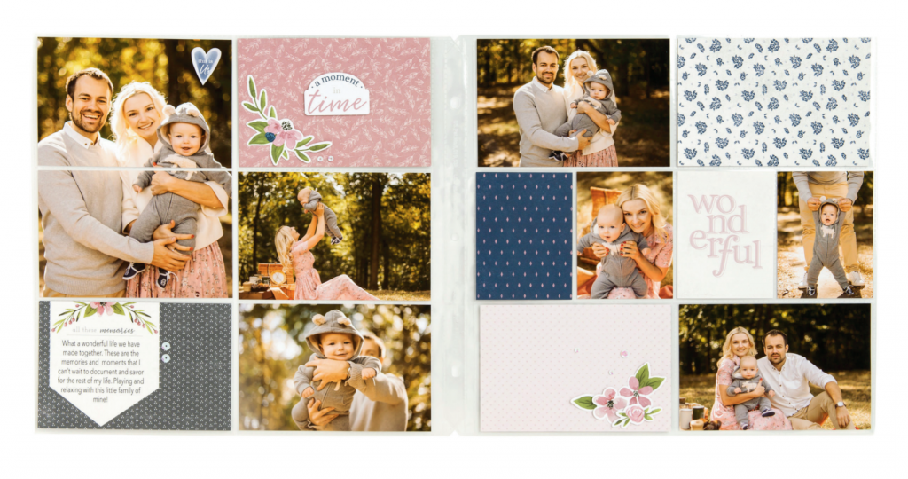 Pocket Scrapbooking Layout