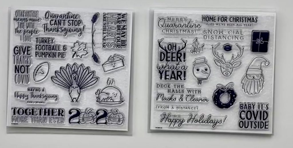 CTMH COVID Thanksgiving & Christmas Stamps