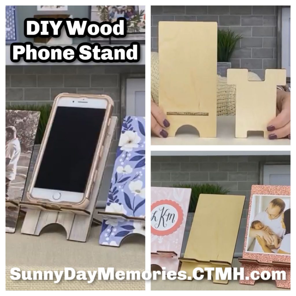 CTMH Cyber Monday DIY Wood Phone Stand