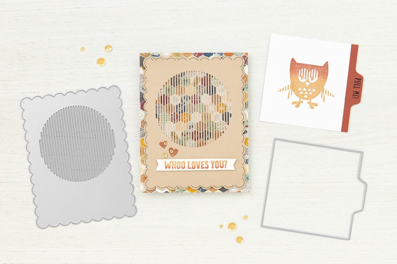 CTMH Seasons in Motion Owl Card