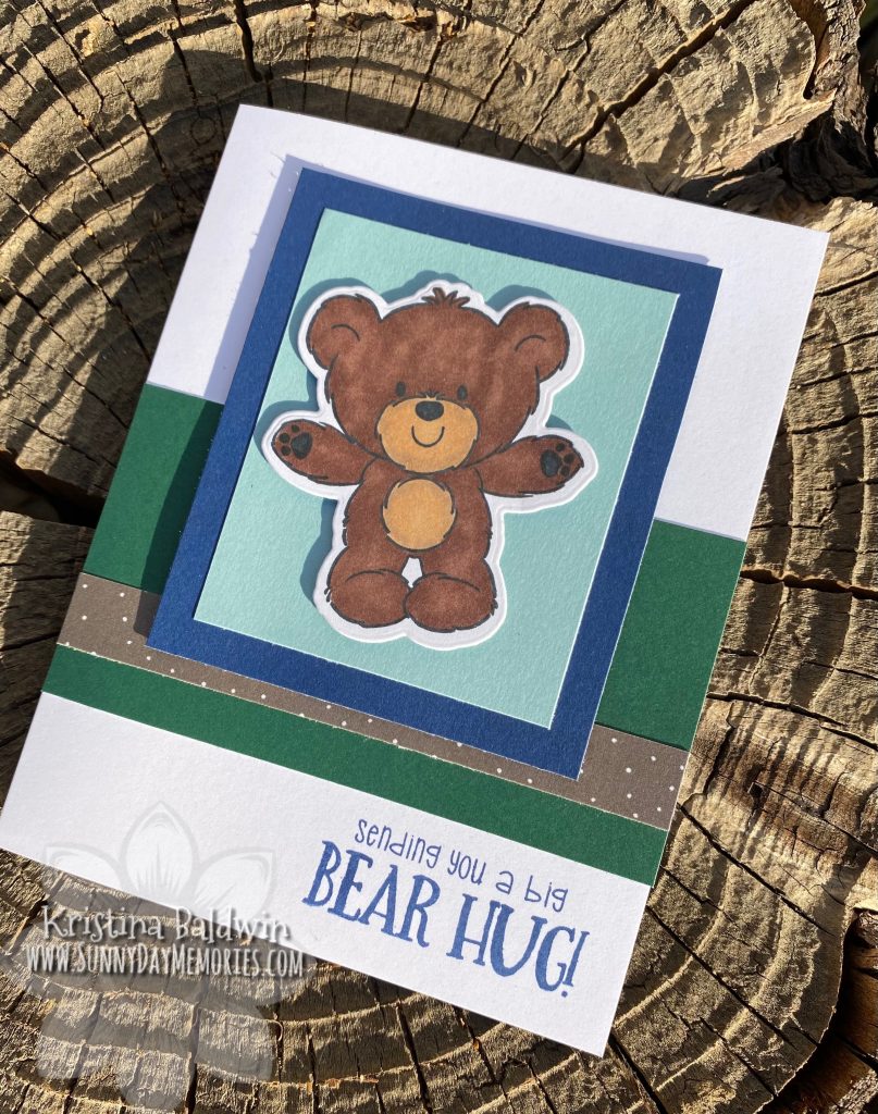 CTMH Teddy Bear Hugs Card