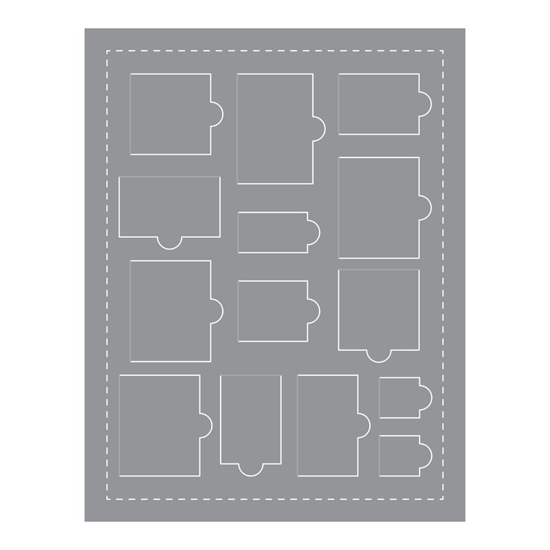 CTMH Tabbed Doors Card Front Thin Cuts