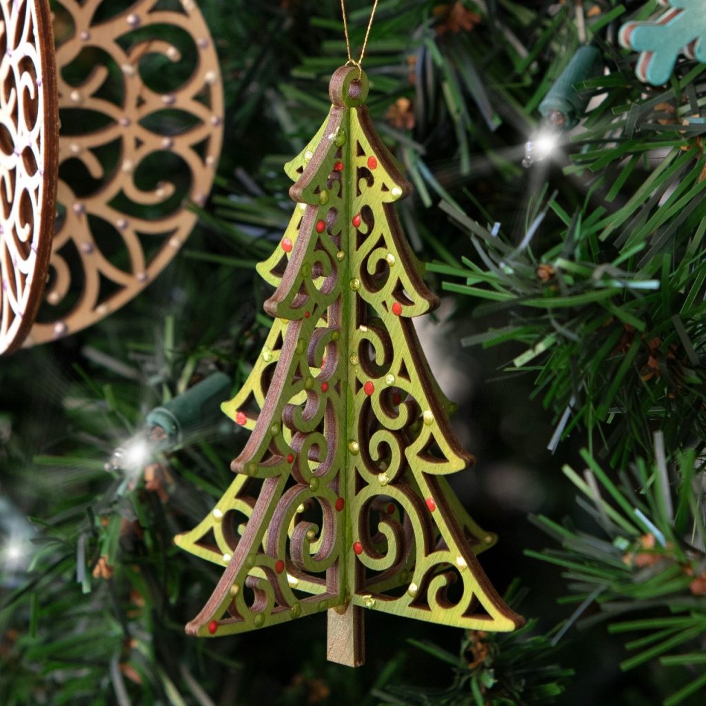 CTMH Sample Wood Tree Ornament