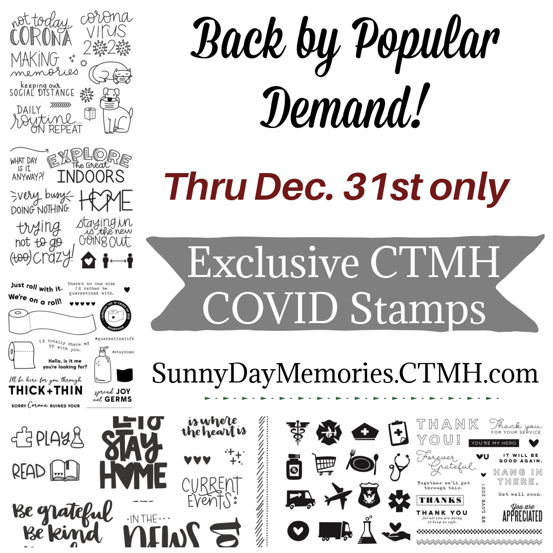 CTMH COVID Stamps are Back! SunnyDay Memories